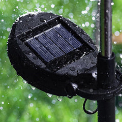 LED Solar Garden Lights illuminating lawn