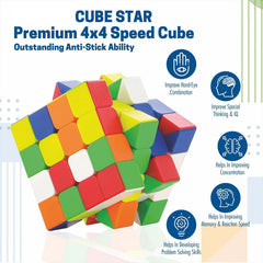 Smooth turning action of the 4x4x4 high speed magic cube