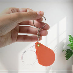 Mini magnifier with clear lens for reading