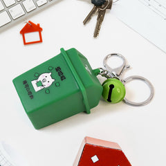 Mini Bin Keychain close-up view