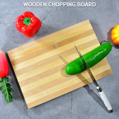 BPA-free natural wood cutting board