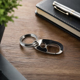 Premium Stainless Steel Carabiner Keychain with Secure Locking Clip 1 Pc