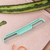 Double side stainless steel potato peeler with plastic handle