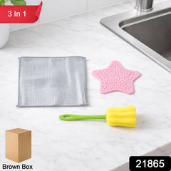 Kitchen Cleaning Combo Kit showing all three tools
