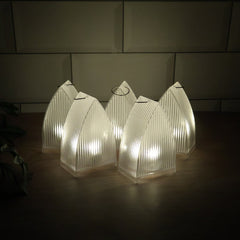 LED Flameless Decorative Lantern Lights - (5 Pc / Set)
