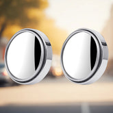 Car Blind-Spot Side Mirror Silver Frame - (2 Pc / Set)
