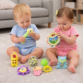 AT37 baby rattles toy set with multiple colorful rattles