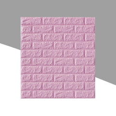 Wallpaper 3D Foam Wallpaper Sticker Panels (70 x 76 Cm / 1 Pc)