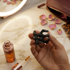 Strong grip matte hair claw clip