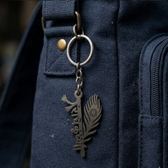 Premium Metal Radhe Krishna Keychain 1 Pc