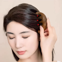 Comfort-driven claw-style scalp comb