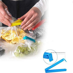 Multipurpose plastic clips on various food pouches