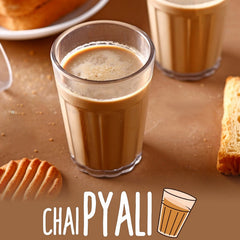 Unbreakable plastic chai pyali set by Supermom