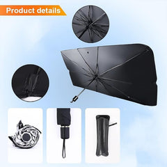 Sun stopper windshield umbrella sunshade
