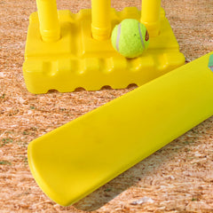 Lightweight plastic cricket bat for young players