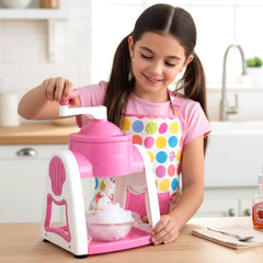 Manual Ice Crusher Machine (1 Set Pink Color)