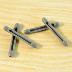 Close-up of eyeglass tip sleeves