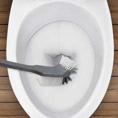 Flush mate toilet cleaner with long handle brush
