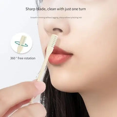 BreezeNose hair removal tool in hand
