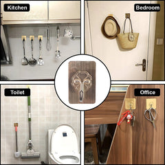 Plastic Transparent Adhesive Utility Wall Hook