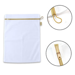 Large Mesh Laundry Bag with Zipper for Delicates & Travel Storage