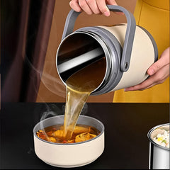 Open USB WarmUp Lunch Box showing interior