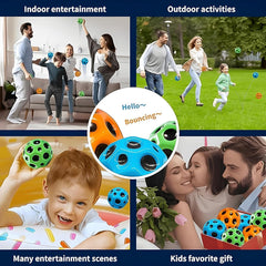 Vibrant Multicolor Bouncy Play Ball