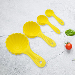 Set of 4 plastic ladoo making spoons for crafting traditional sweets