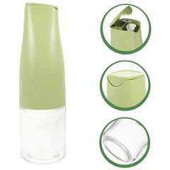 Side view of 500ml oil dispensing cruet in kitchen