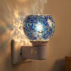 Colorful glass table lamp for home