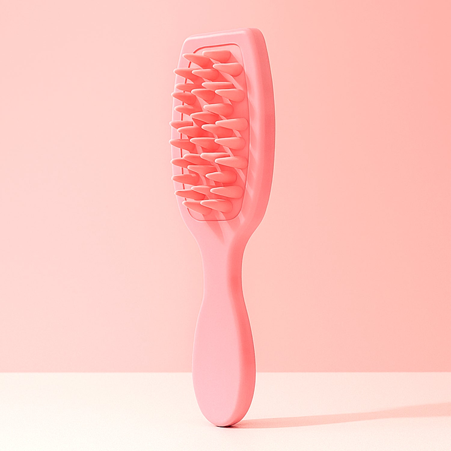 Multipurpose Silicone Scalp Massager Shampoo Brush with soft silicone bristles