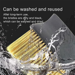 Air conditioner cleaner brush with soft bristles