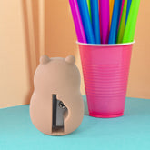 Cartoon Cutie Combo pencil sharpener with built-in eraser