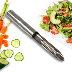 Peeler set with included rinsing tray and kitchen accessories
