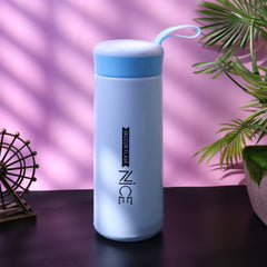 Plastic Vacuum Flask Bottle - (Color Blue / 1 Pc / 400ML)