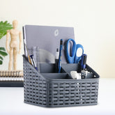 Apex Premium Divider Holder with 5 compartments in grey woven texture