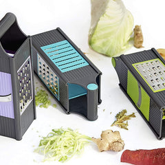Compact Vegetable & Fruit Slicer with Grip Handle