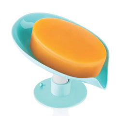 Self Draining Soap Dish Holder mounted on wall