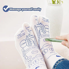 Therapy Foot Socks set with acupressure massage stick