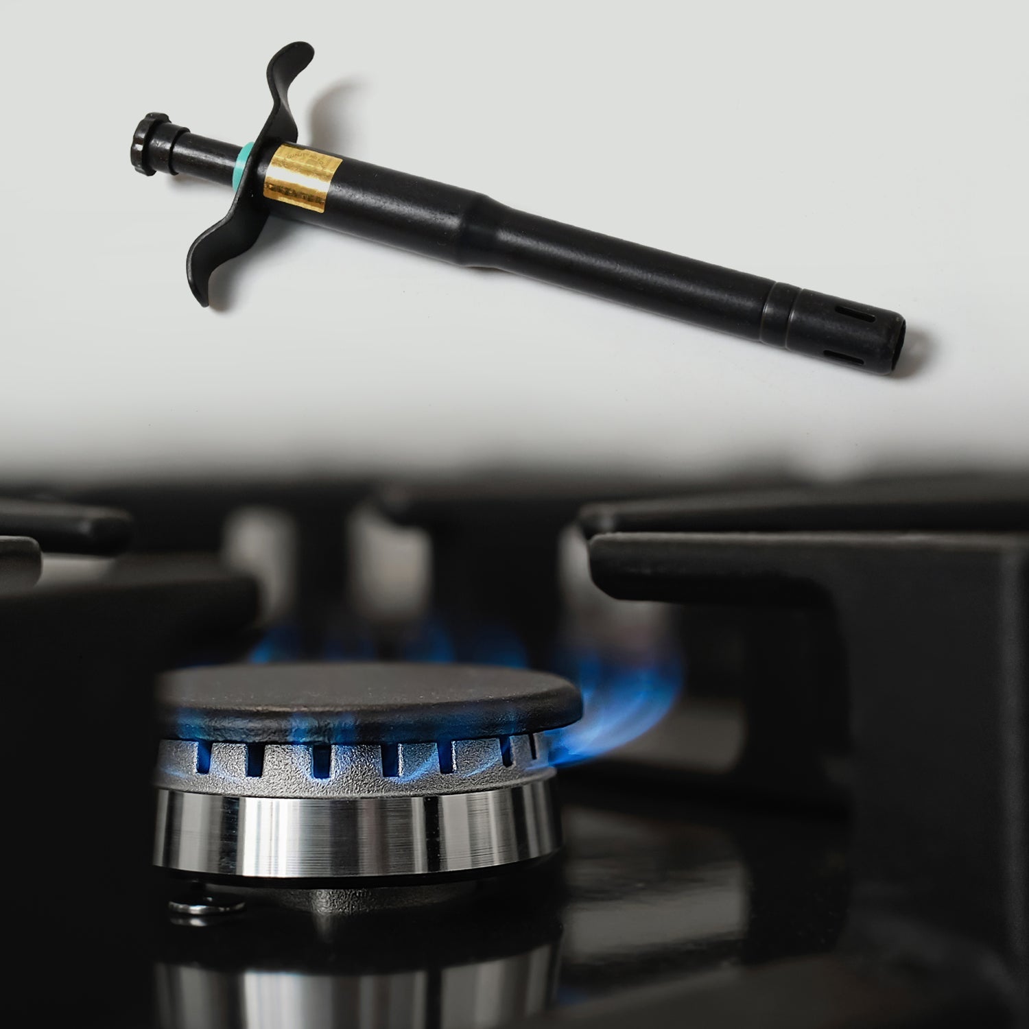 CookAura stainless steel black gas lighter for kitchen stove