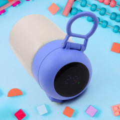 Stylish insulated water bottle side view