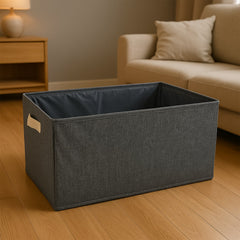 Stacked foldable cloth storage boxes used in closet organization