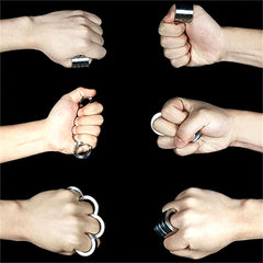 Foldable Stress Relief Spinner Ring on Hand