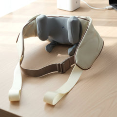 Adjustable Neck and Shoulder Massager Belt in use