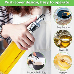 Set of glass spice jars for kitchen storage