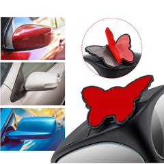 Close-up of the 2-in-1 car blind spot mirror with adjustable base