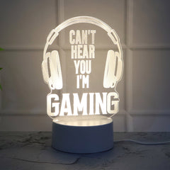 3D Acrylic LED Night Lamps – (1 Pc / Mix Design)