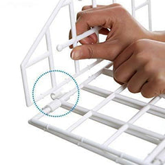 Foldable design of 5-layer clothes storage rack