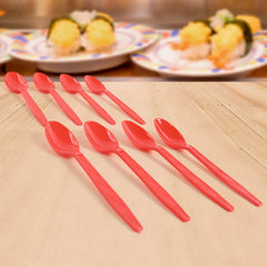 Meal mate plastic spoons with grip handles
