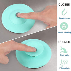 SoftSeal Green Silicone Sink Saver Cap